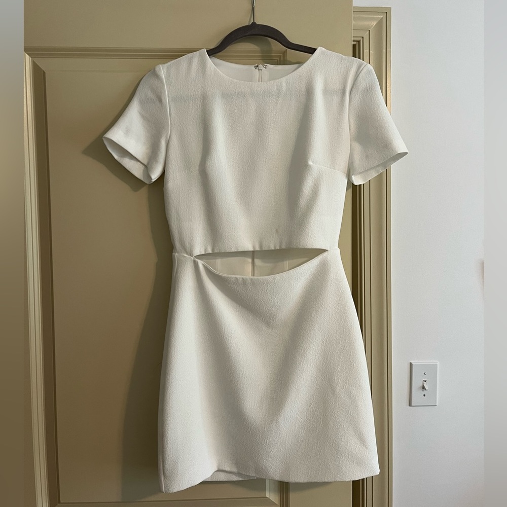 Karlie White Cut-out mini Dres